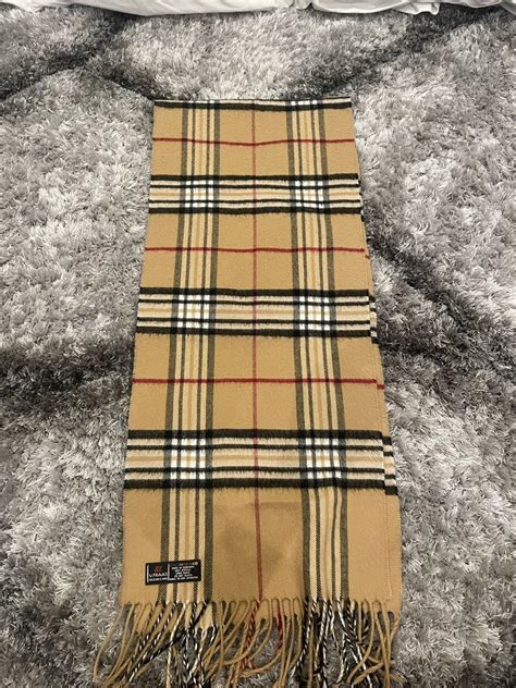 fake burberry rainbow scarf|Burberry look alike wool scarf.